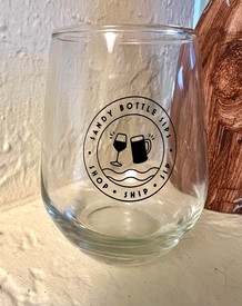 SBS Logo Stemless Wine Glass | 12 oz.